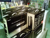 PS3 Stapel bei Karstadt in Bielefeld